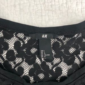 Black Lace H&M blouse